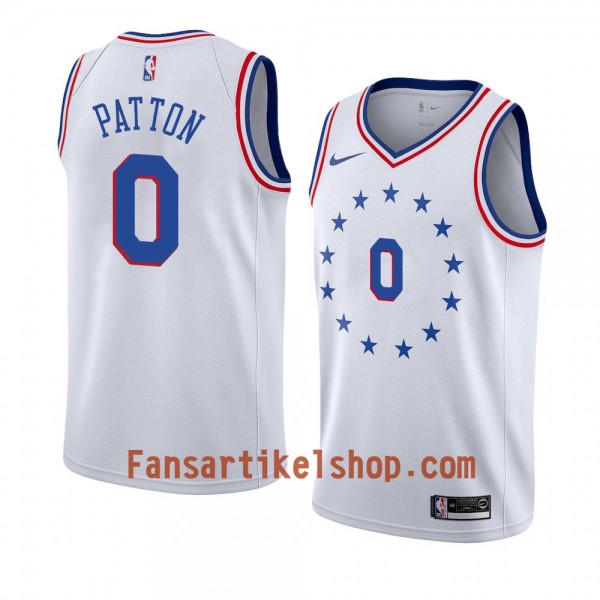 Philadelphia 76ers Trikot Justin Patton 0 2018-19 Nike Weiß Swingman - Herren